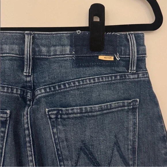 NWOT MOTHER LIL HALF PIPE FLOOD JEANS - Picture 6 of 9